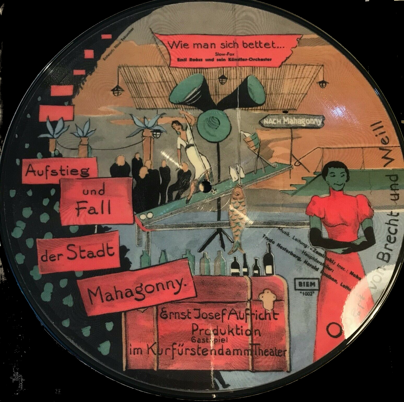 Mahagonny picture disc, 1931